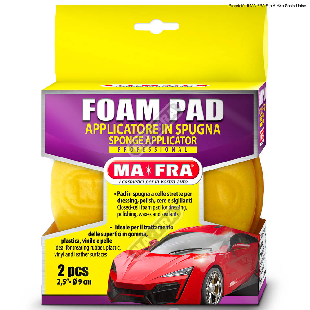Foam pad double pack 6 pcs spugna gialla x cera MA-FRA A0094