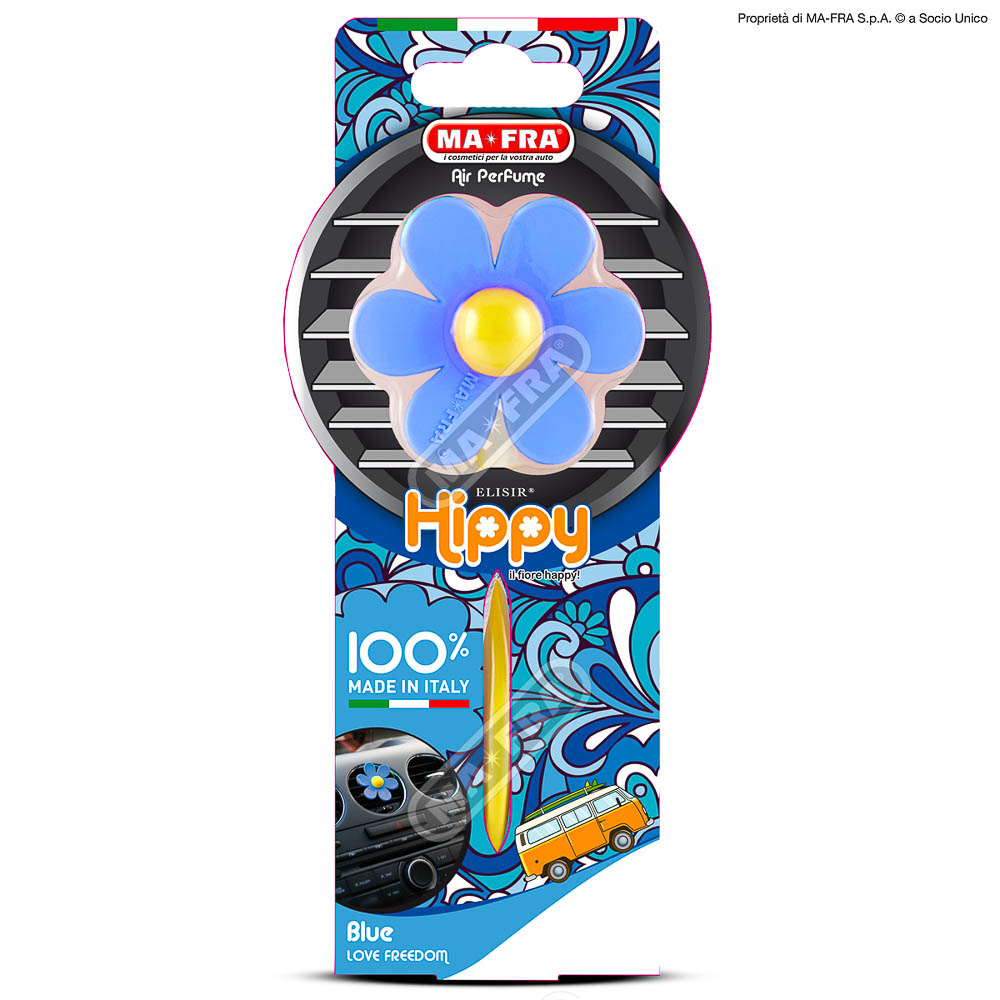 Hippy blue 12 pcs love freedom MA-FRA H0380